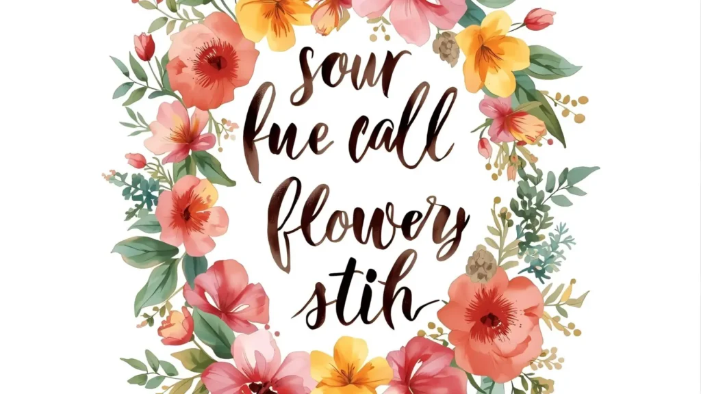 Flower Captions
