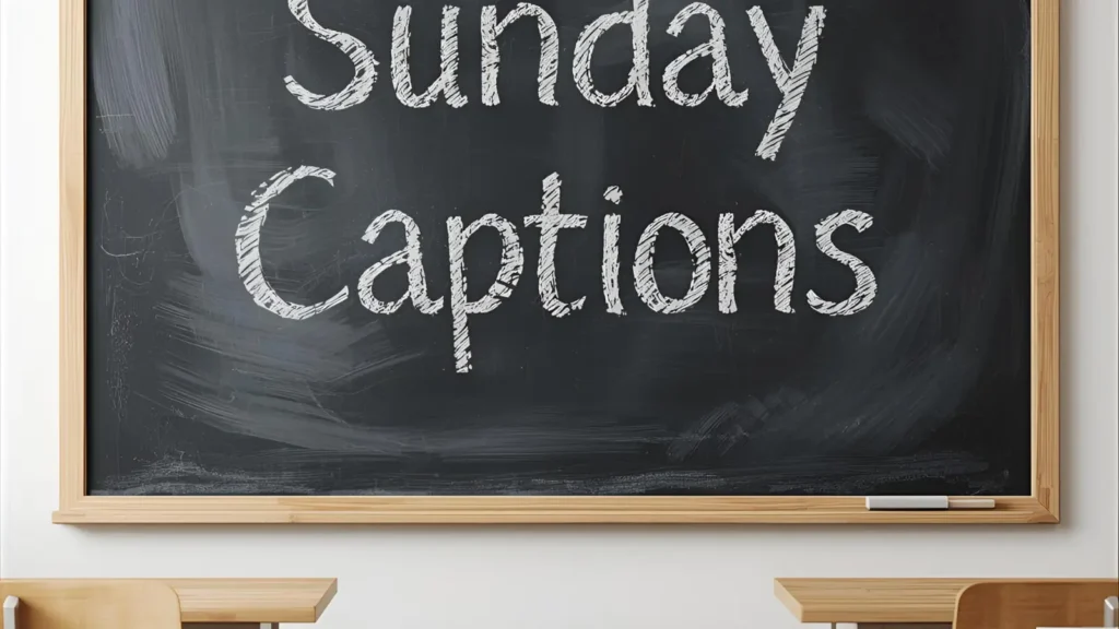  Sunday Captions