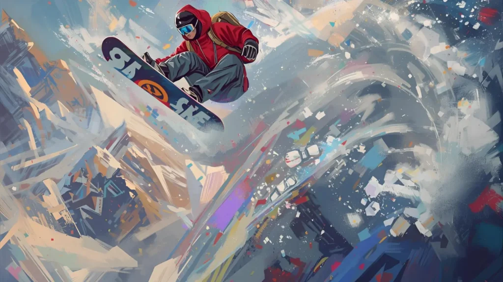 Epic Snowboarding Captions